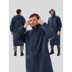 Плащ влагозащитный ProfLine Specialist (ПВХ,210), т.синий
